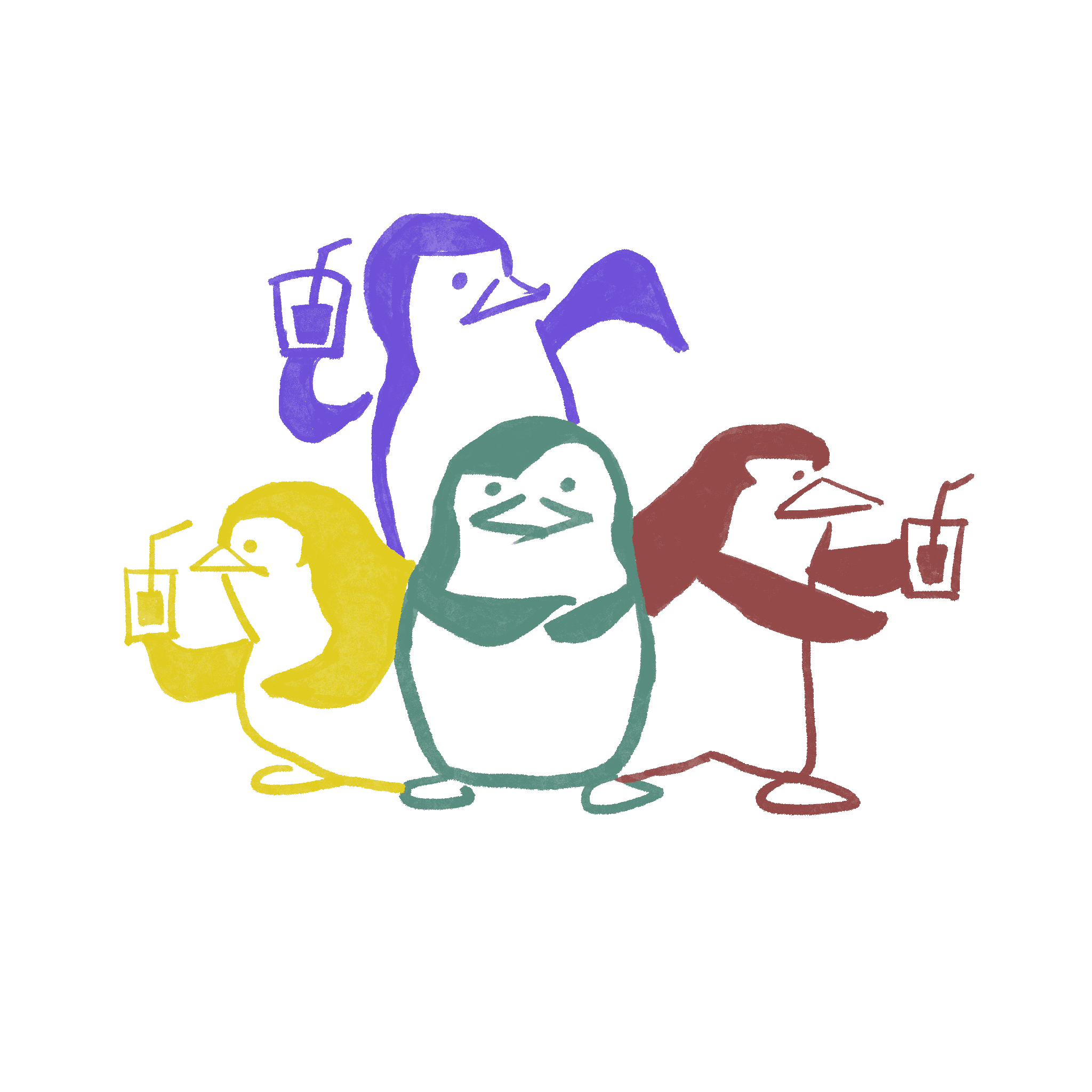 Penguins — illustration