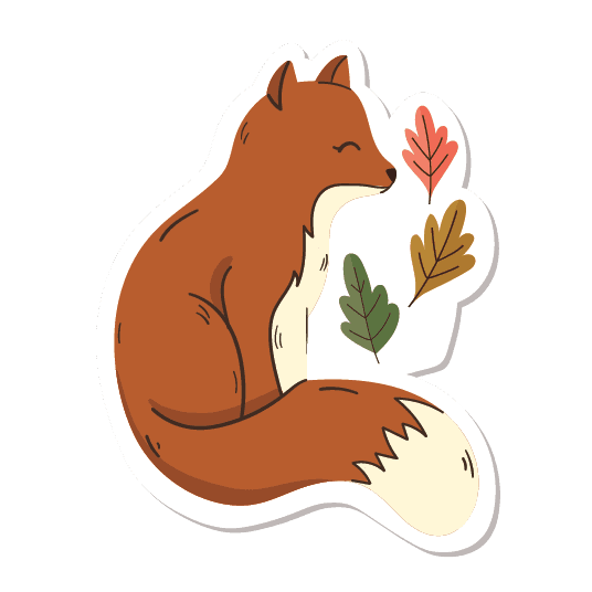 fox sticker